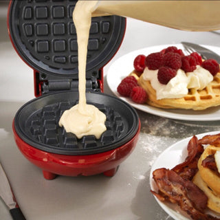 Mini Máquina de Waffle Portátil