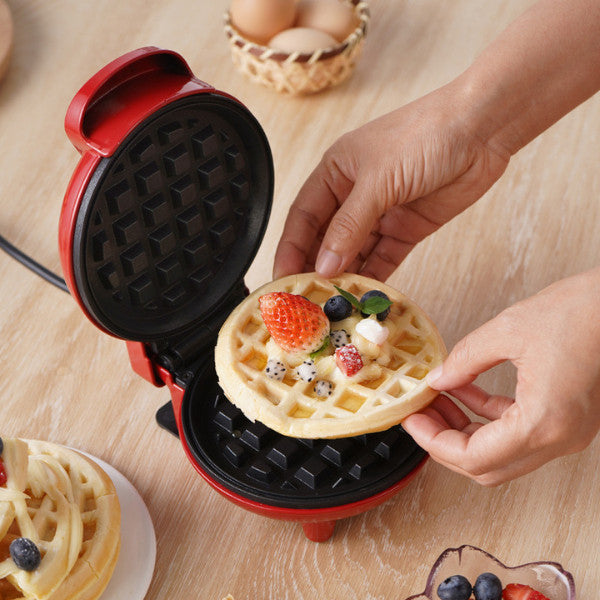 Mini Máquina de Waffle Portátil